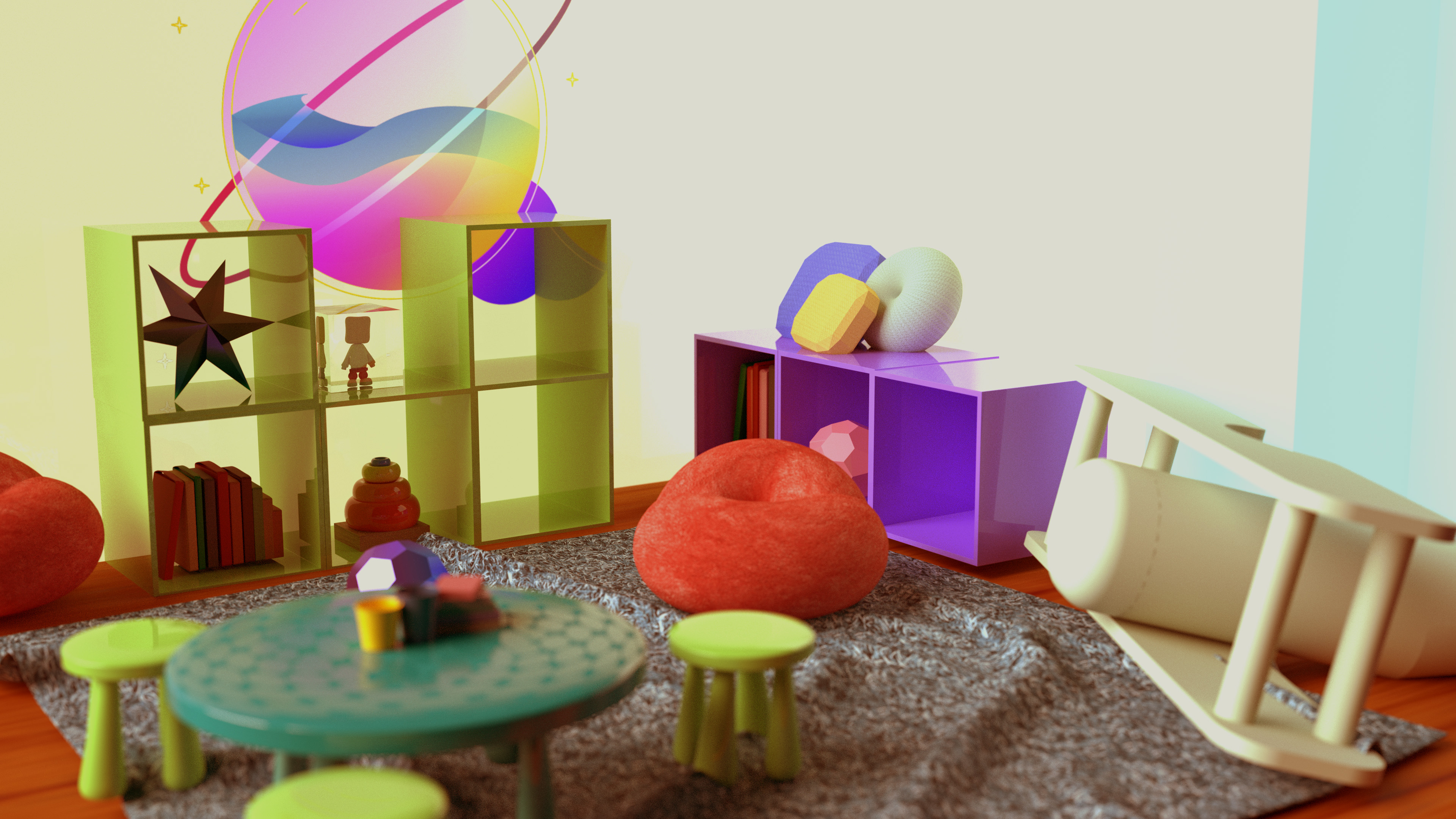 Child's Play Room 3D Model